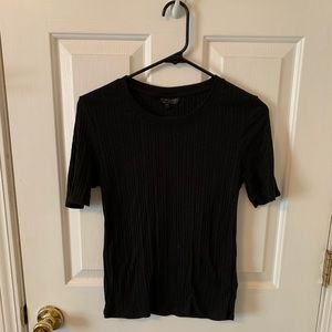 Topshop Ribbed fitted t shirt (Worn Once)